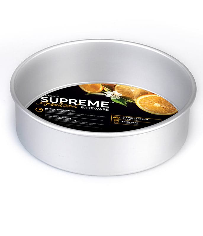 قالب كيك بقاعدة قابلة للنزع SUPREME ANODIZED 26 سم عالٍ جداً